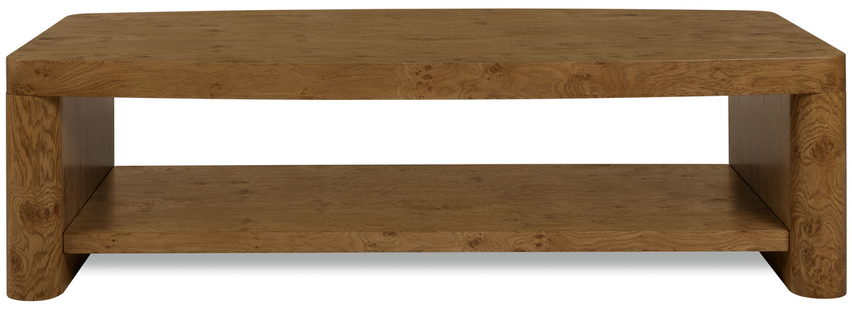 Melange Romano Rectangle Coffee Table - Dark Brown by Hooker Furniture - View 4