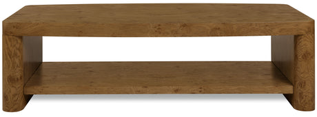 Melange Romano Rectangle Coffee Table - Dark Brown by Hooker Furniture - View 4