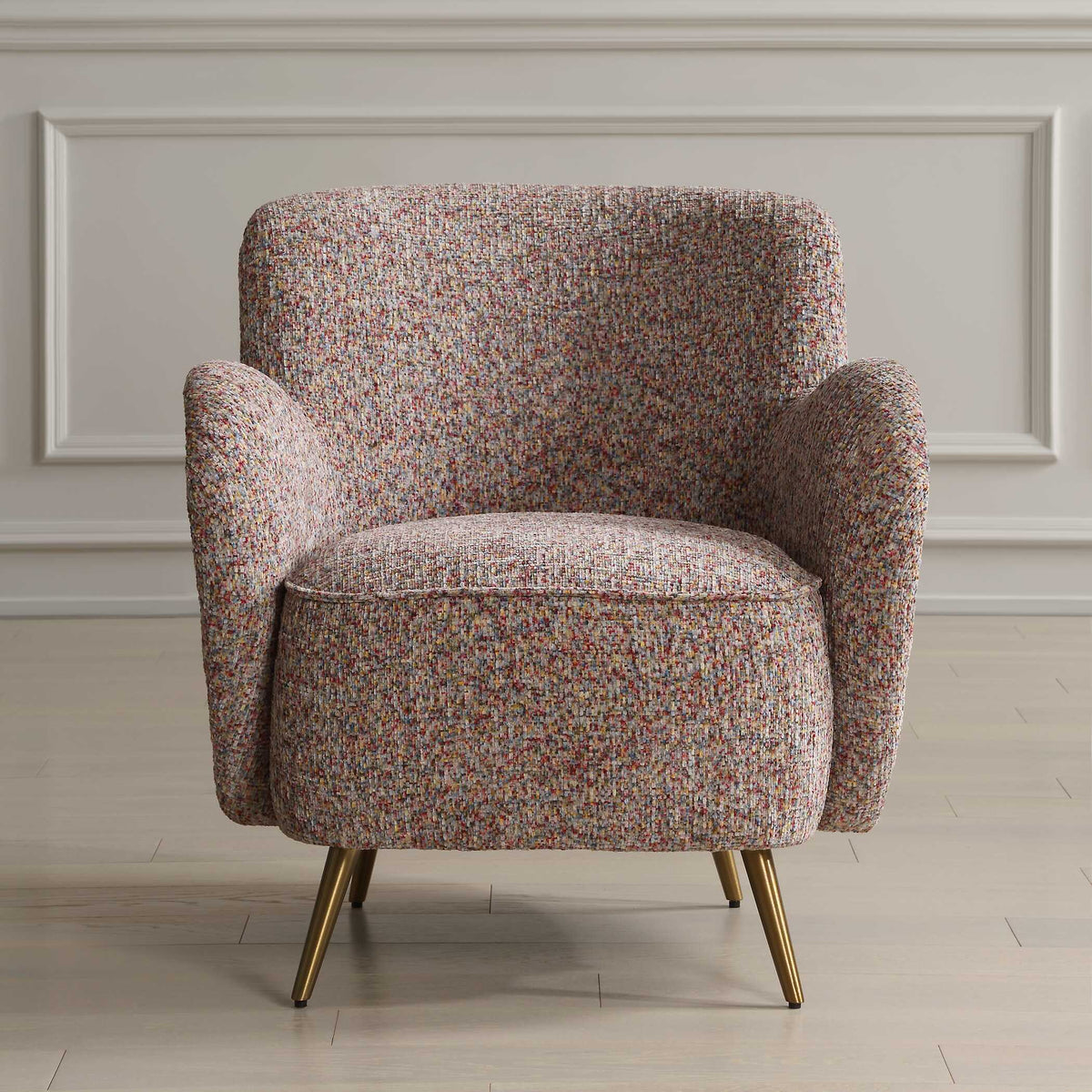 Gemstone Toned Accent Chair Confetti - Gray by Uttermost - View 2