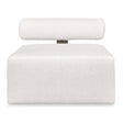 Bolster Back Armless Outdoor Sofa - White by Uttermost - View 1