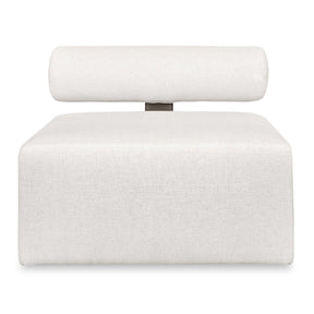 Bolster Back Armless Outdoor Sofa - White by Uttermost - View 1