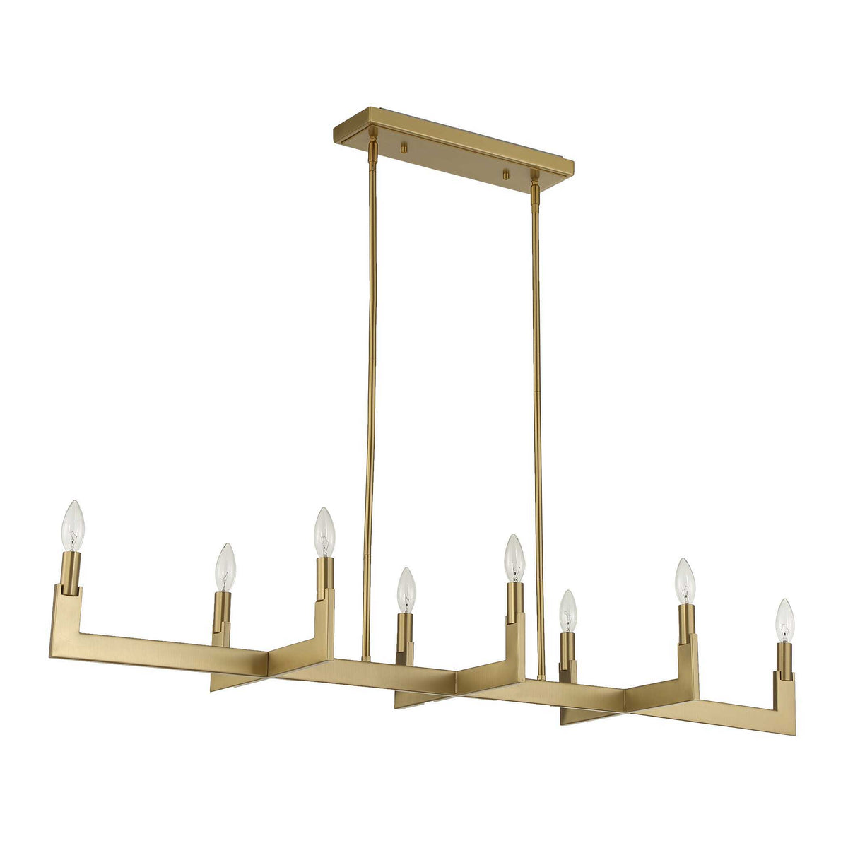 Cordoba 8 Light Linear Chandelier - Gold by Uttermost - View 7