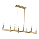 Cordoba 8 Light Linear Chandelier - Gold by Uttermost - View 7