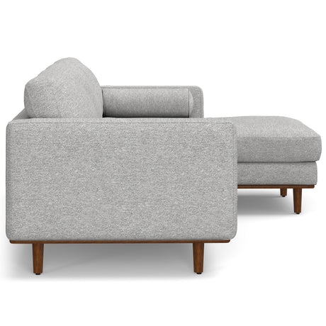 Morrison - Right Sectional Sofa - Mist Grey - sold by Home Elegance USA