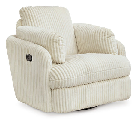 Ashley Ivory Tie - Breaker Swivel Glider Recliner - Velvet | Home Elegance USA