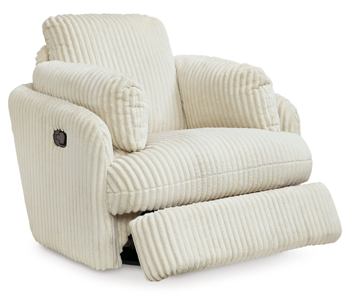 Ashley Ivory Tie - Breaker Swivel Glider Recliner - Velvet | Home Elegance USA