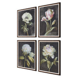 Florals On Black Framed Prints (Set of 4) by Uttermost - View 4