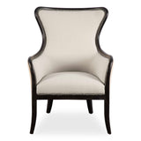 Sandy Wing Back Armchair Beige & Dark Brown - Beige / Dark Brown by Uttermost - View 1