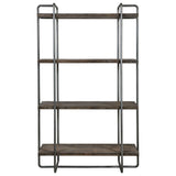 Stilo Urban Industrial Etagere - Dark Brown / Dark Gray by Uttermost - View 1