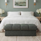 Harlem Bench Moss Green / Lake Blue - Dark Green by Uttermost - View 2