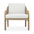 Kavali Outdoor Wicker Lounge Chair Woodtone - Light Brown by Uttermost - View 1