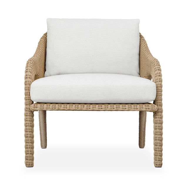 Kavali Outdoor Wicker Lounge Chair Woodtone - Light Brown by Uttermost - View 1