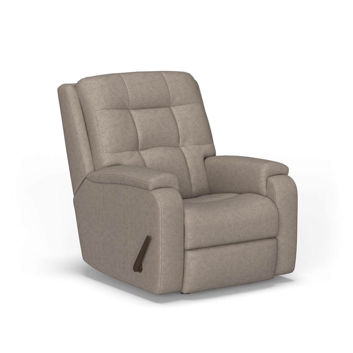 Arlo Transitional Leather Rocking Recliner | Flexsteel