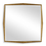 On Point Square Mirror - Gold by Uttermost - View 1
