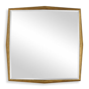 On Point Square Mirror - Gold by Uttermost - View 1