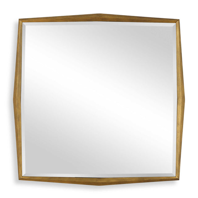 On Point Square Mirror - Gold by Uttermost - View 1