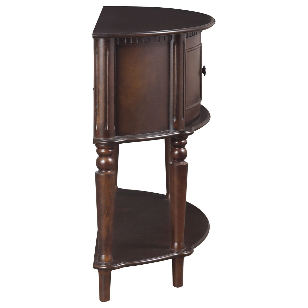 Brenda Console Table with Curved Front Brown | Coaster | Home Elegance USA