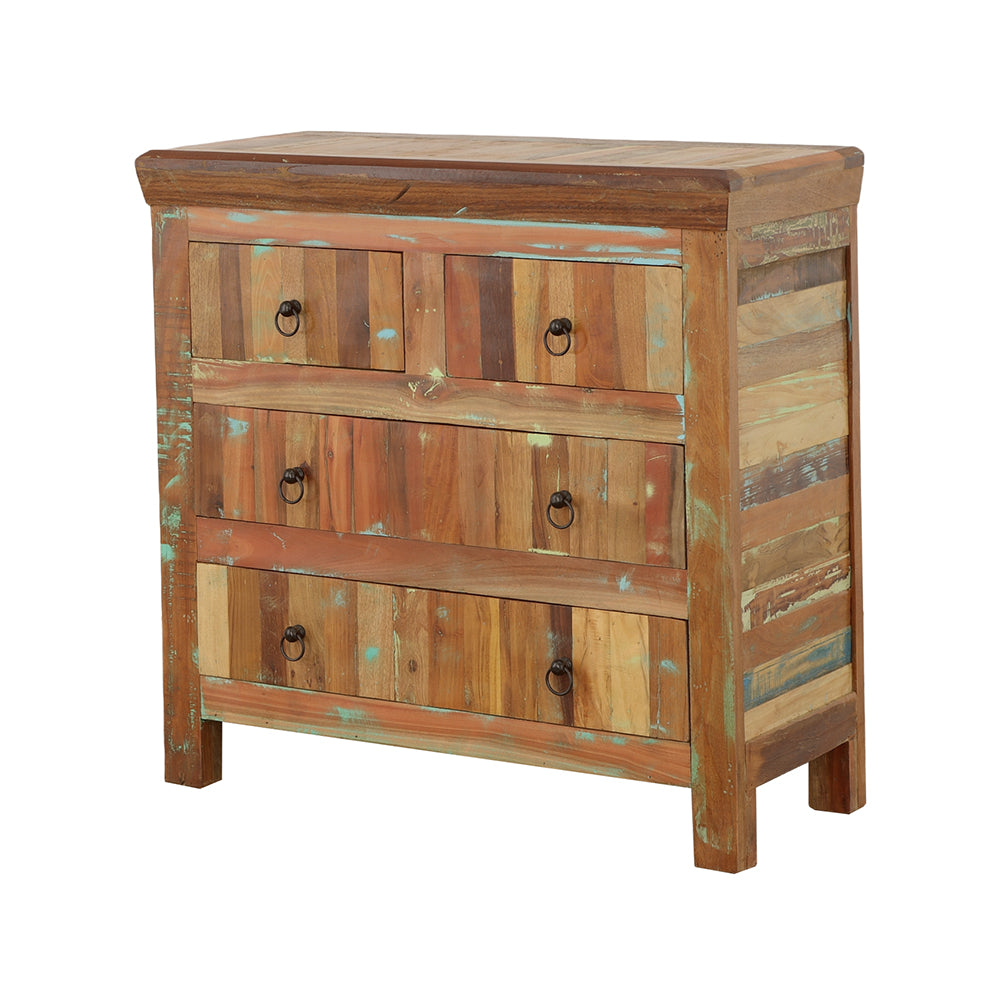 Accent Cabinet - Harper 4-drawer Accent Cabinet Reclaimed Wood