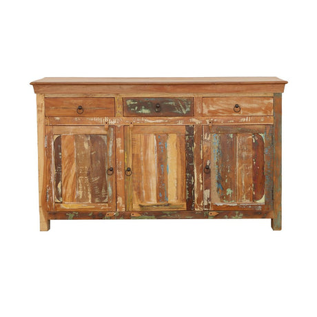 Henry 3 - door Accent Cabinet Reclaimed Wood | Coaster | Home Elegance USA