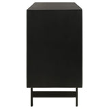 Aminah 3 - door Wooden Accent Cabinet Natural and Black - 950383 - image - 8