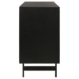 Aminah 3 - door Wooden Accent Cabinet Natural and Black - 950383 - image - 11