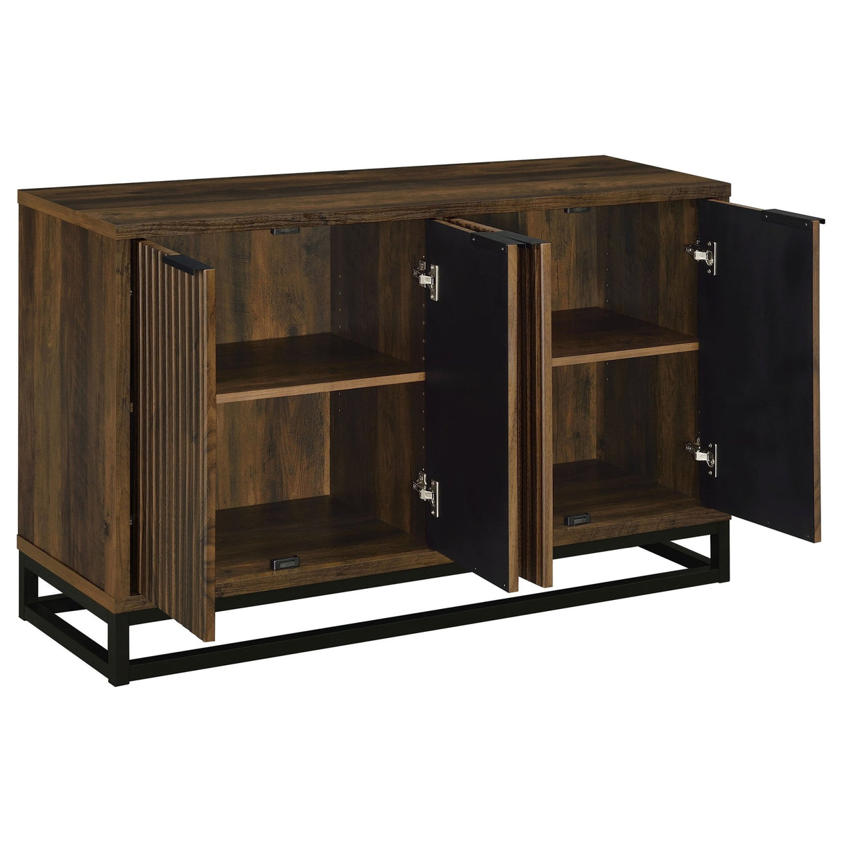 Ryatt 4 - door Engineered Wood Accent Cabinet Dark Pine | Coaster | Home Elegance USA