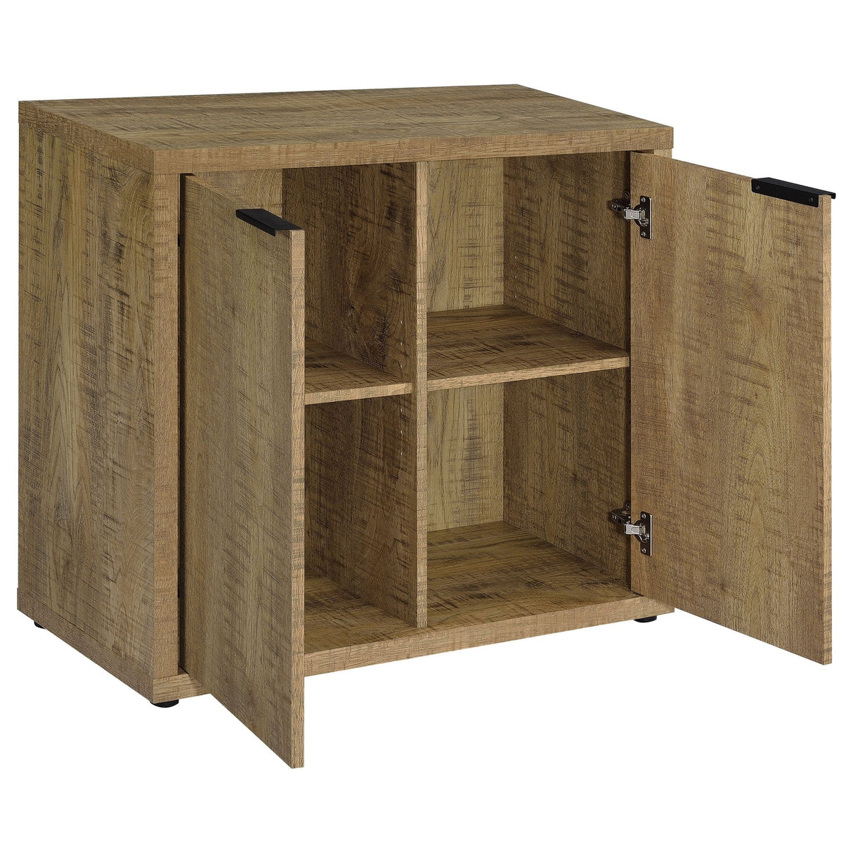 Pepita 2 - door Engineered Wood Accent Cabinet with Adjustable Shelves Mango Brown - 950394 - image - 3