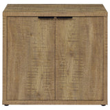 Pepita 2 - door Engineered Wood Accent Cabinet with Adjustable Shelves Mango Brown - 950394 - image - 4