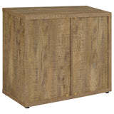 Pepita 2 - door Engineered Wood Accent Cabinet with Adjustable Shelves Mango Brown - 950394 - image - 7