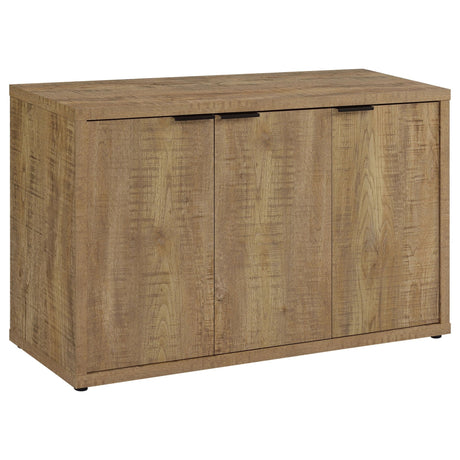 Pepita 3 - door Engineered Wood Accent Cabinet with Adjustable Shelves Mango Brown - 950395 - image - 1