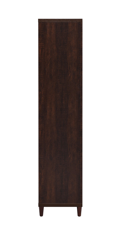 Tall Accent Cabinet - Wadeline 2-door Tall Accent Cabinet Rustic Tobacco