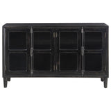 Accent Cabinet - Sylvia 4-door Accent Cabinet Black