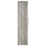 Alejo 2 - door Tall Cabinet Grey Driftwood | Coaster | Home Elegance USA