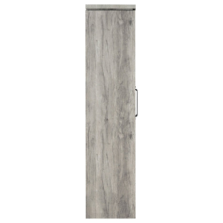 Alejo 2 - door Tall Cabinet Grey Driftwood | Coaster - 950783 - Home Elegance USA - 8