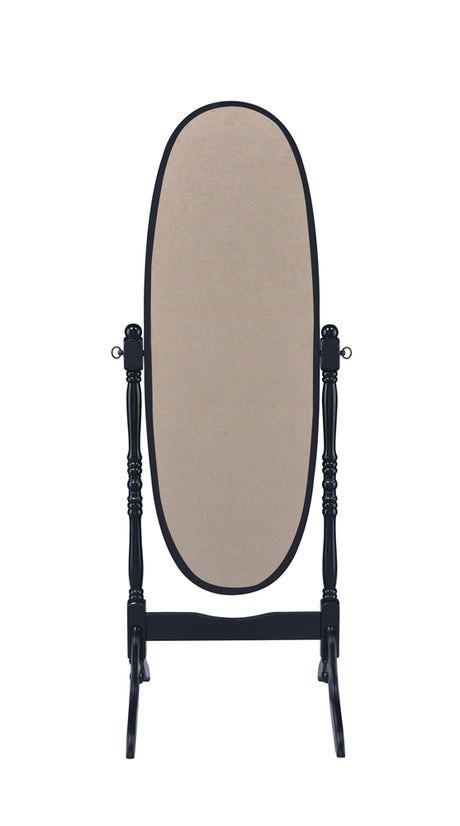 Cheval Mirror - Foyet Oval Cheval Mirror Black