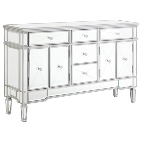 Duchess 5 - drawer Accent Cabinet Silver | Coaster | Home Elegance USA