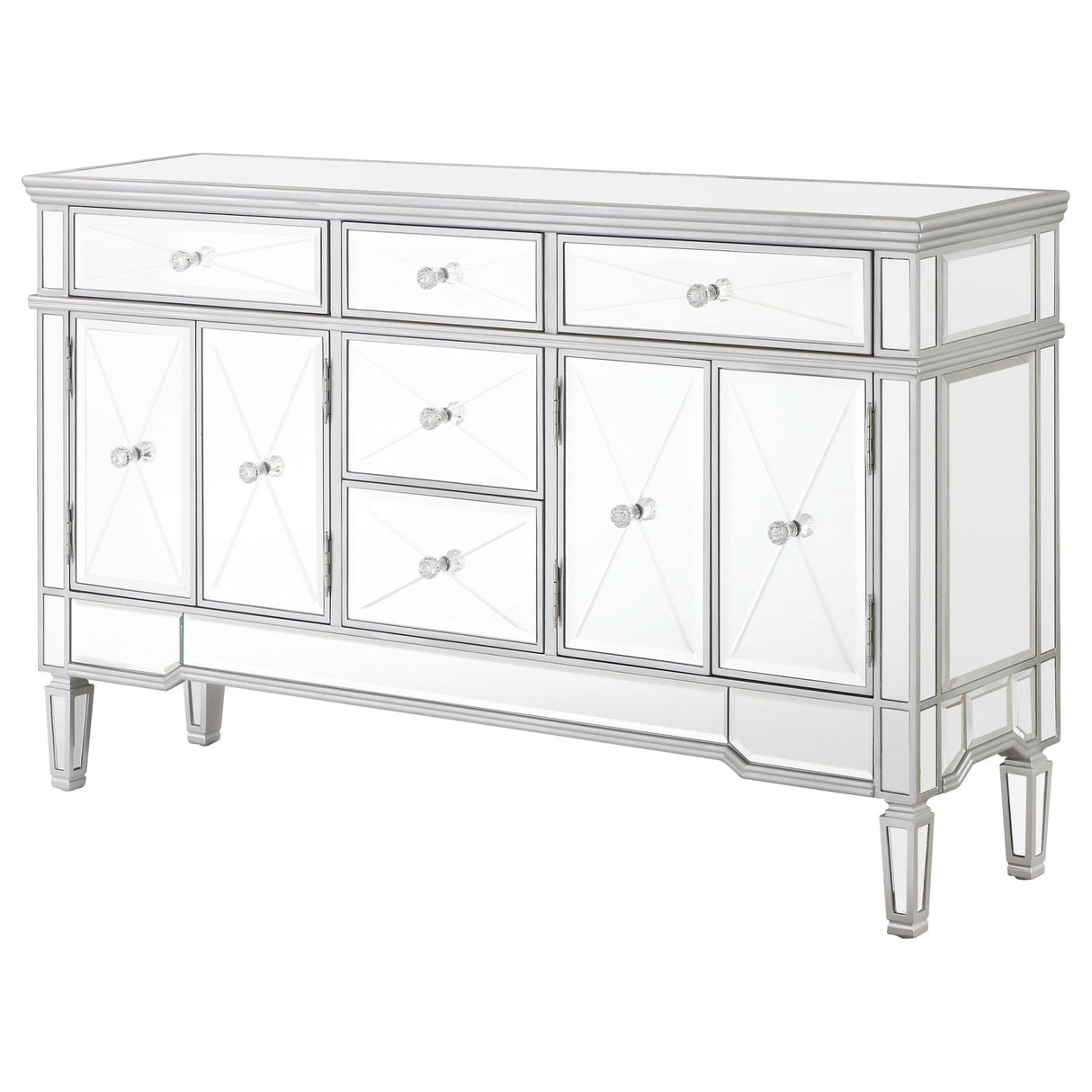 Duchess 5 - drawer Accent Cabinet Silver - 950849 - image - 4