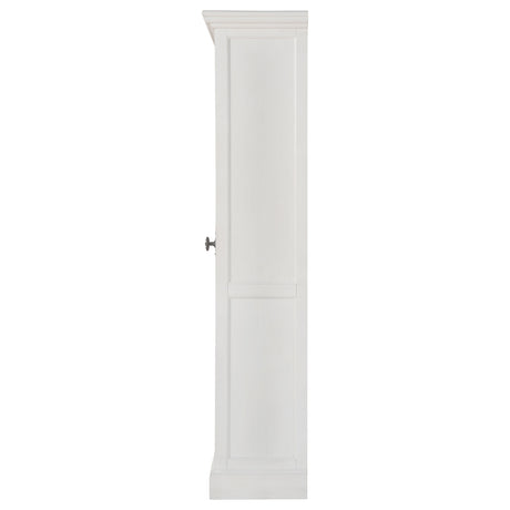 Tall Accent Cabinet - Tammi 2-door Tall Cabinet Antique White and Brown