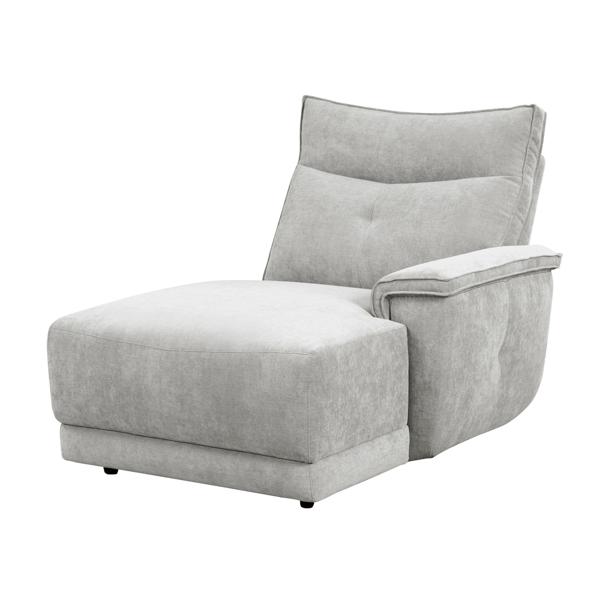 Tesoro 6Pc Modular Reclining Sectional with Right Chaise in Mist Gray – Homelegance