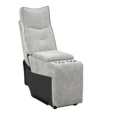 Tesoro 6Pc Modular Reclining Sectional with Right Chaise in Mist Gray – Homelegance