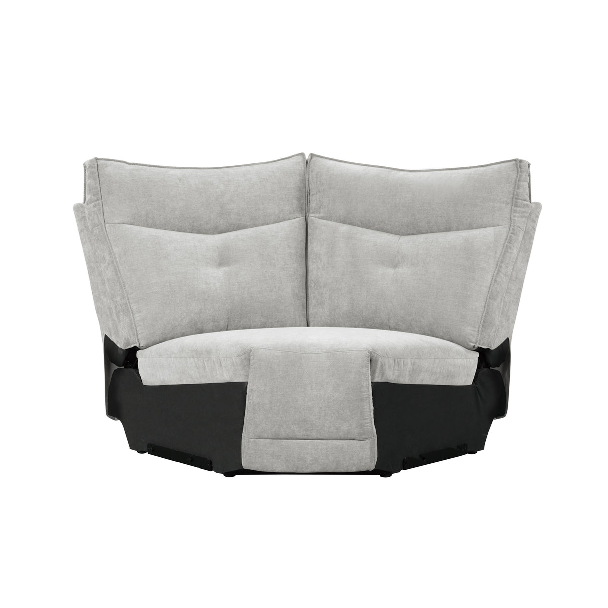 Tesoro 6Pc Modular Reclining Sectional with Right Chaise in Mist Gray – Homelegance