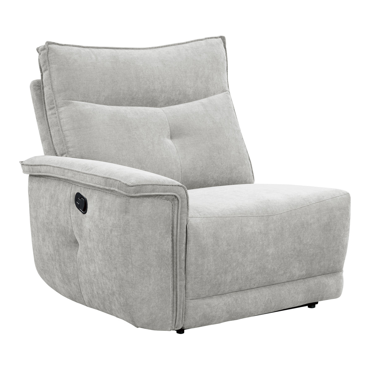 Tesoro 6Pc Modular Reclining Sectional with Right Chaise in Mist Gray – Homelegance
