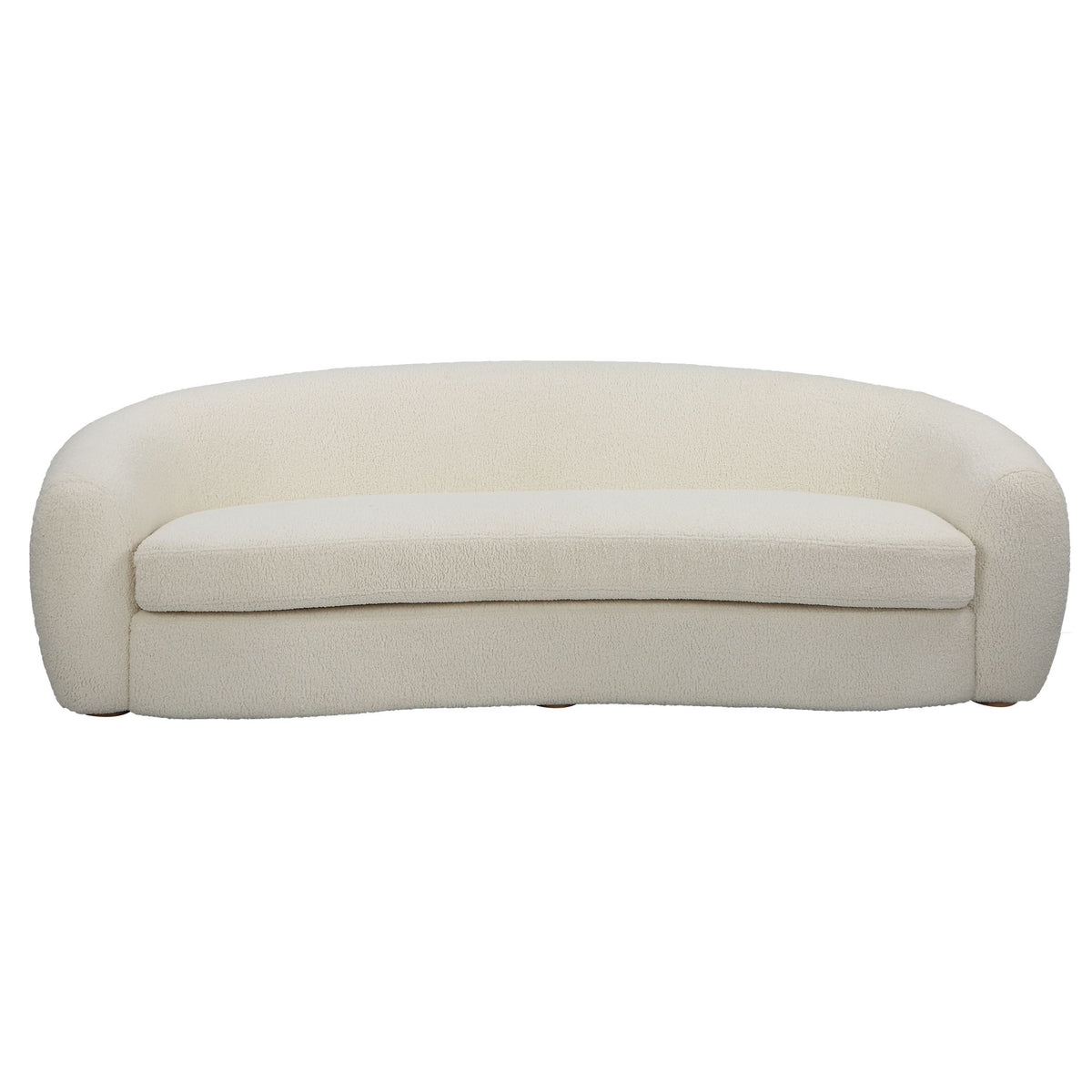 Capra Art Deco White Sofa by Uttermost - View 1