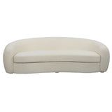 Capra Art Deco White Sofa by Uttermost - View 1
