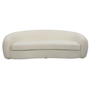 Capra Art Deco White Sofa by Uttermost - View 1