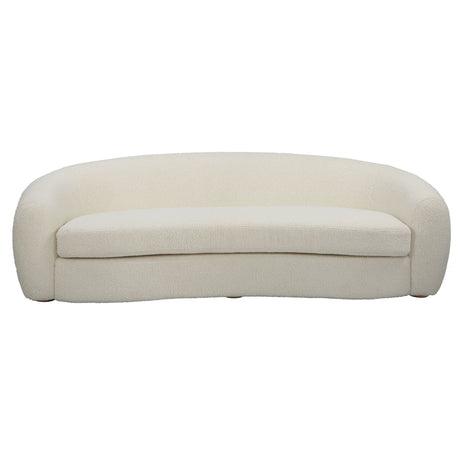 Capra Art Deco White Sofa by Uttermost - View 1
