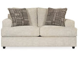 Ashley Stone Soletren Loveseat - Chenille | Home Elegance USA