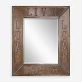 Uttermost Live Laugh Love Mirror, Set Of 2 #95129 Home Elegance USA