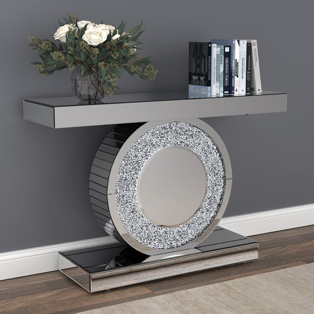 Bergenia Rectangular Console Table Silver | Coaster | Home Elegance USA