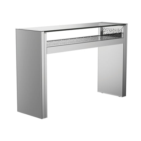 Console Table - Edna 1-shelf Console Table Silver